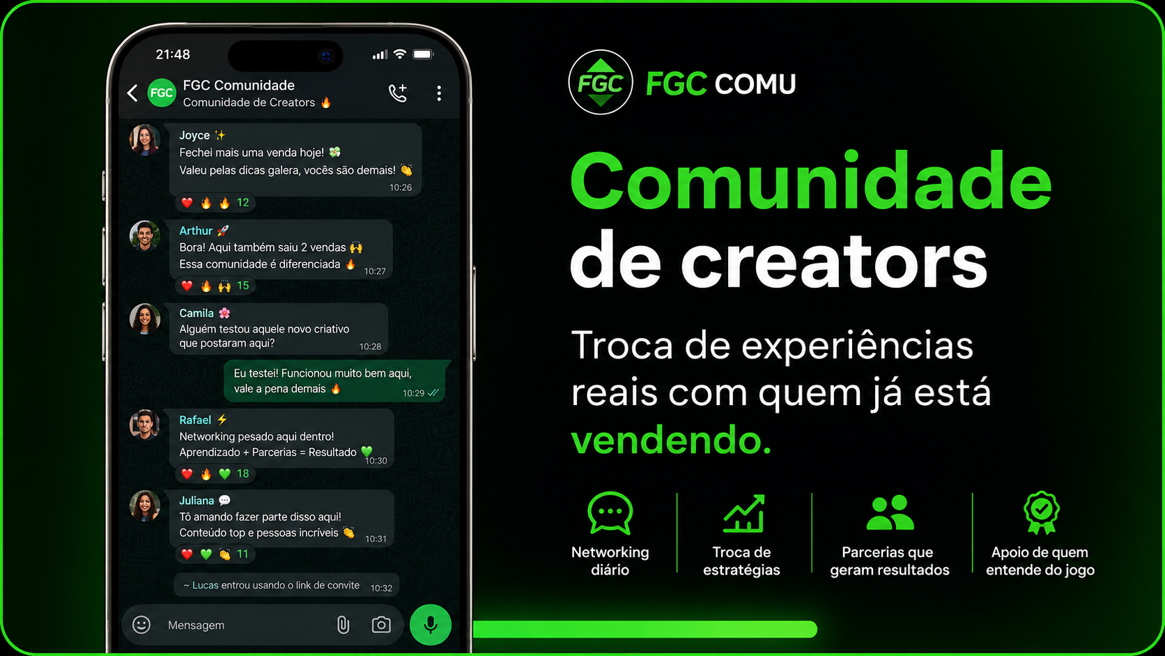 Comunidade de creators