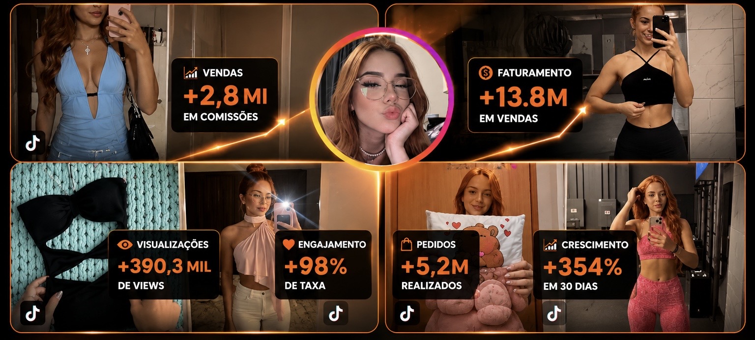 Exemplos de vídeos virais com milhões de views gerados pelo método
